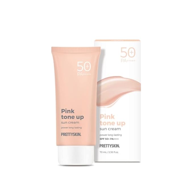 Waterproof Pink Tone up Sunscreen with Natural Pink Tint, Long-lasting, Shea Butter & Chamomile Extract, Zinc Oxide, Titanium Dioxide For a Radiant Complexion