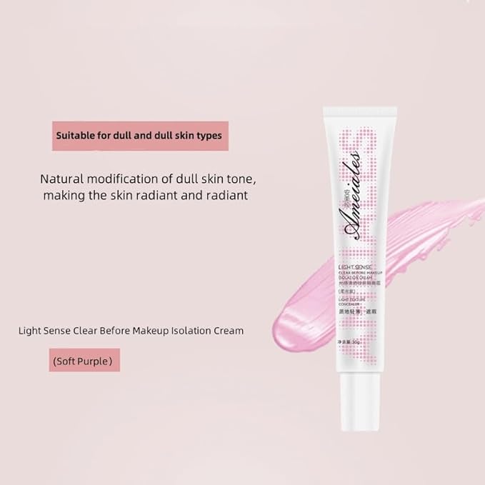 Light Sense Clear Before Makeup Isolation Cream (Soft Purple, Small)