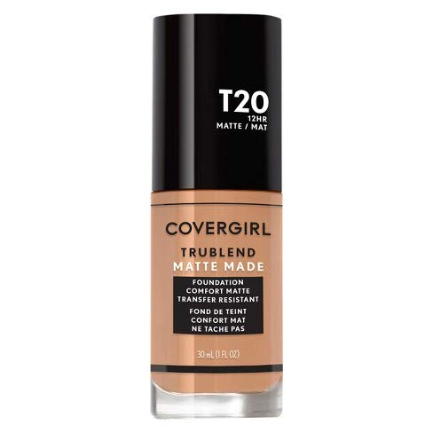 COVERGIRL COVERGIRL trublend matte made liquid foundation, t20 1.01 Ounce