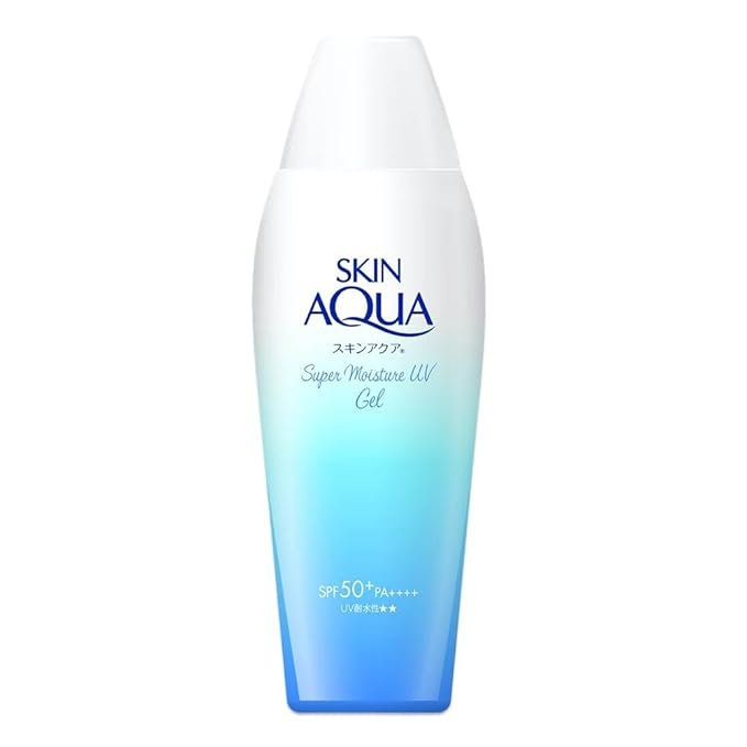 Skin AQ UA Snscren Original Bottle UVSuper Moisture Gel 50 PA + + + + 5.82floz (165g) Japan, White