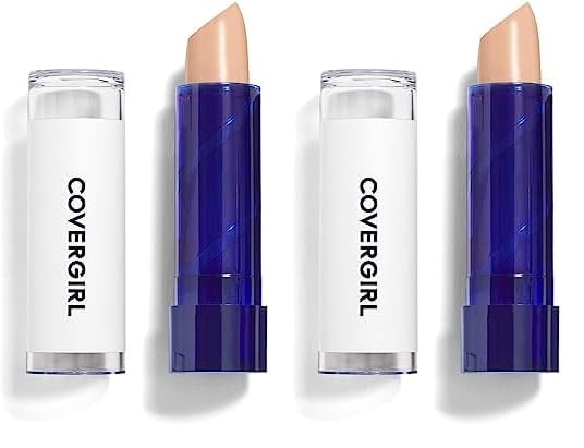 Covergirl Smoothers Moisturizing Concealer Stick, Light, 0.14 Ounce of 2)