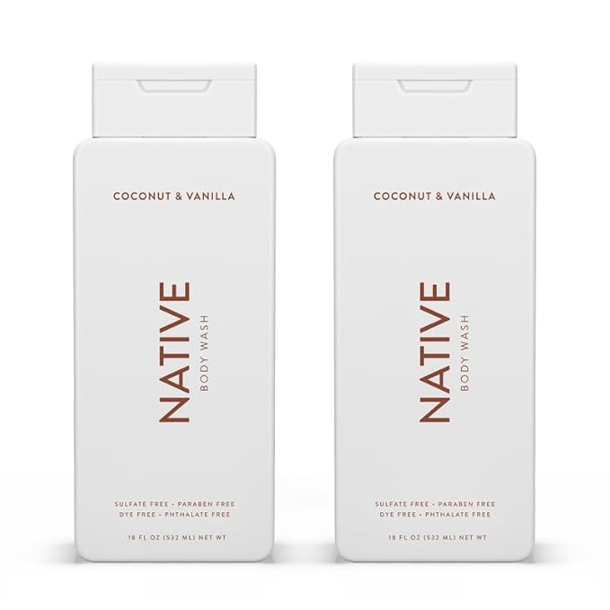 Native Body Wash Contains Naturally Derived 18 oz