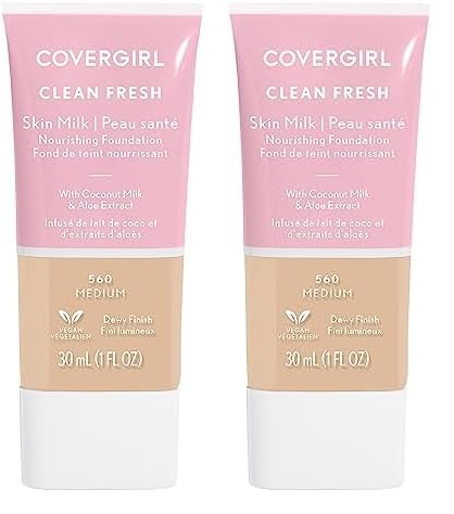 COVERGIRL, Clean Fresh Skin Milk Foundation, Medium, 1 of 2)