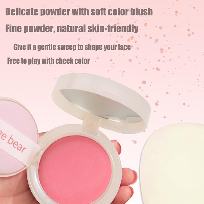 Silky Matte Blush,Blush Powder for Cheeks,Long-Lasting, Natural Look,