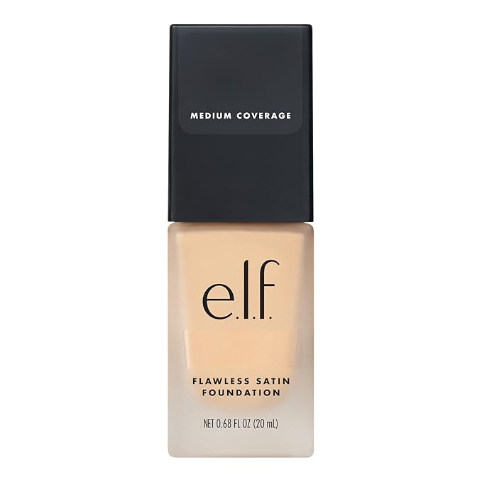 e.l.f. Flawless Finish Foundation, Lightweight & Medium Coverage, Oz () 20mL