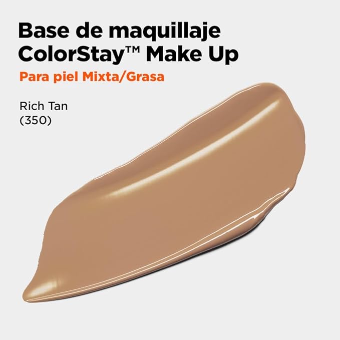 Revlon Colorstay Make Up Combination Oily Skin 350 Rich Tan 30ml