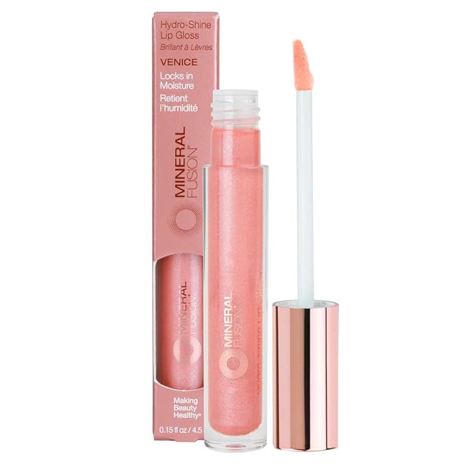 Mineral Fusion Hydro-Shine Lip Gloss, Venice, 0.15 Ounces Lip