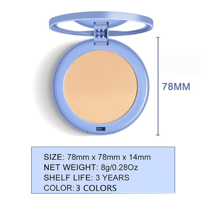 Oil Control Matte Perfection Face Pressed Powder, Matte Pure Beige) 0.35Oz