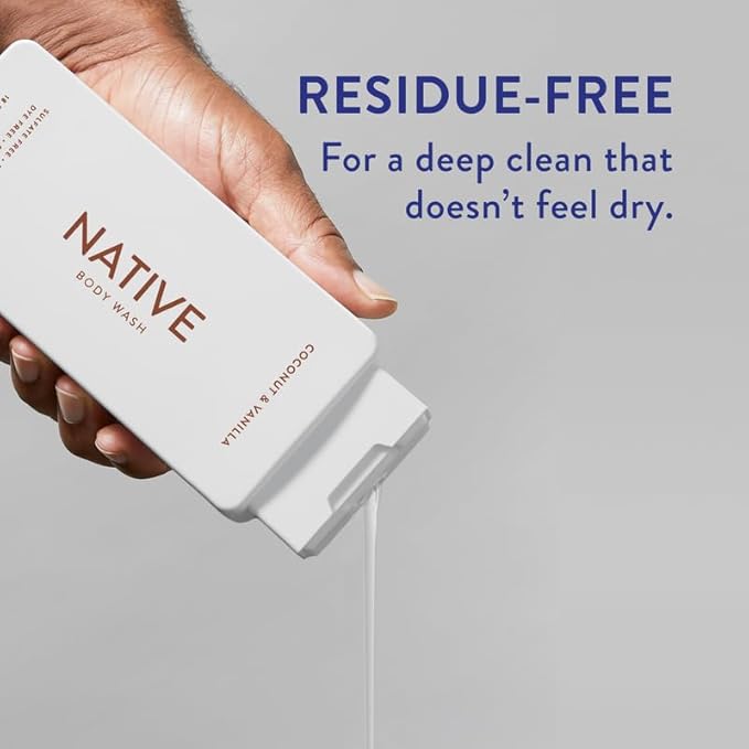 Native Body Wash Contains Naturally Derived 18 oz