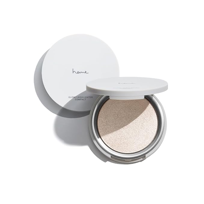 heme Glowy Highlighter Compact 5. (lacial White) 5g