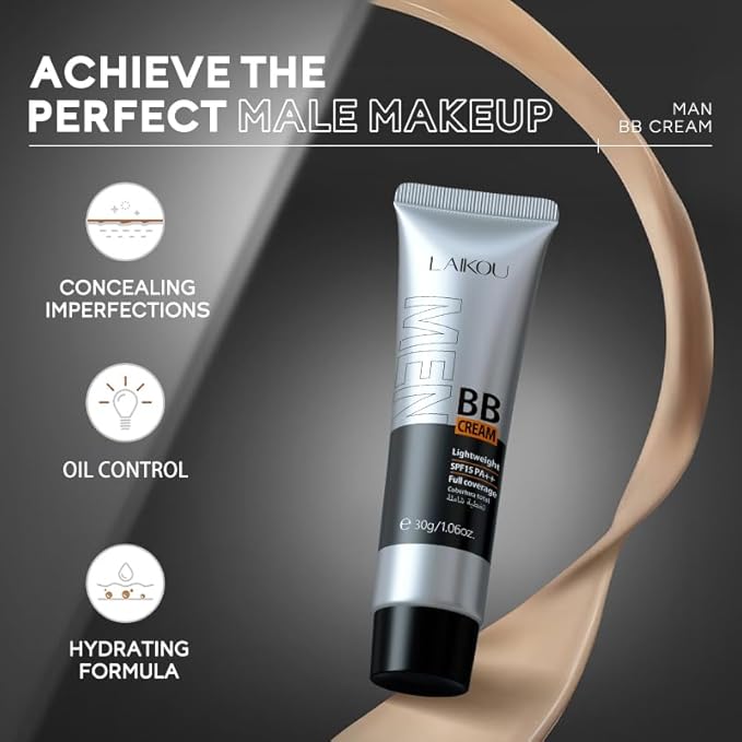 AKARY Hydrating Men BB Cream SPF 15 PA++, Natural 240