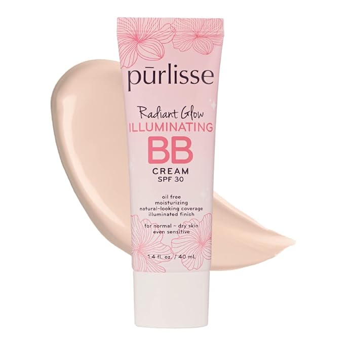 pūrlisse Radiant Glow Illuminating BB Cream SPF 30: Berry| Fair 1.4oz