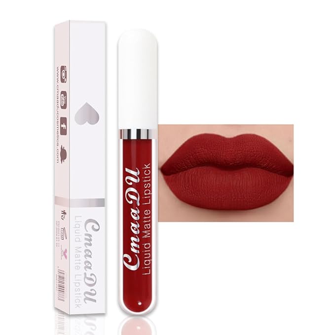evpct CmaaDu 1Pcs Brick Red Liquid Matte Lipstick