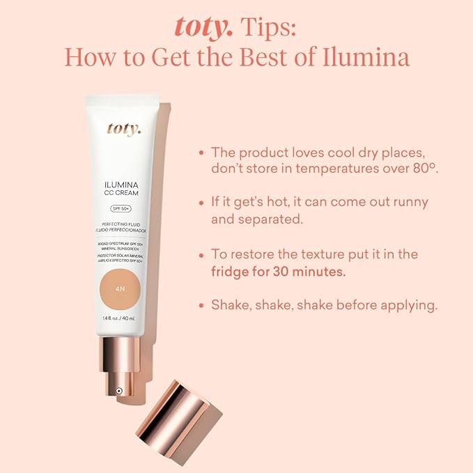 toty - Ilumina CC Cream SPF 50+, 100% DEEP HONEY