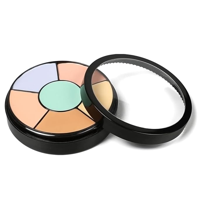 Cream Concealer Palette-6 Color Makeup Contour Kit-Professional Blemish Palette (Deep)