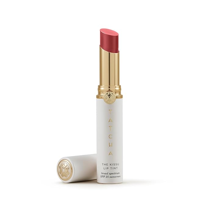 The Kissu Lip Tint SPF 25 - Plum Blossom | Hydrating Tinted Lip Sunscreen, 0.14 oz