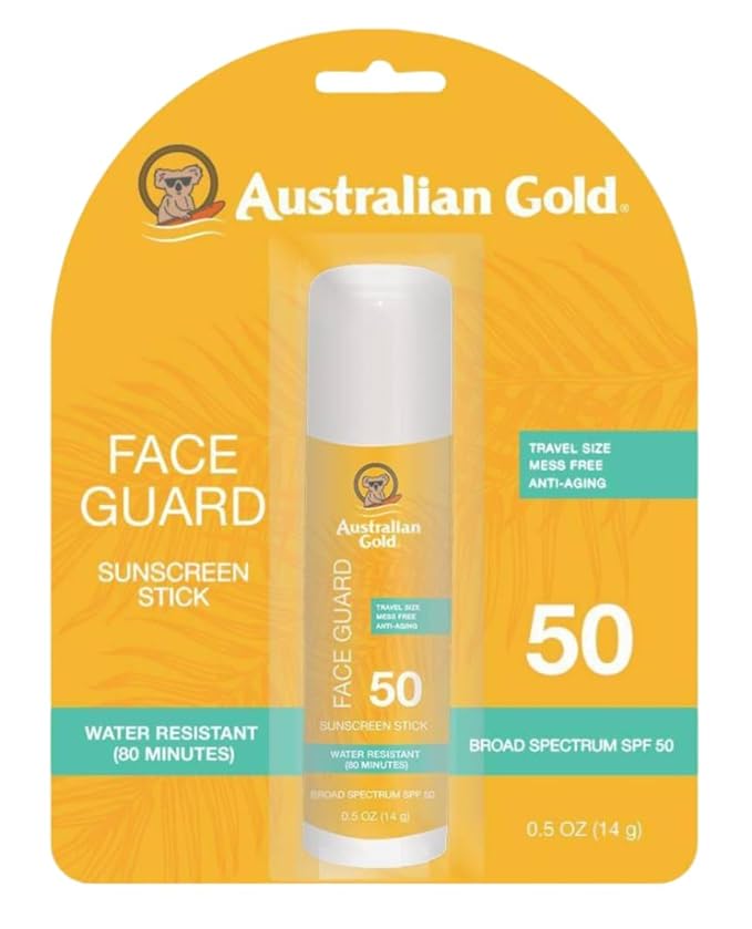 Australian Gold SPF 50+ Face Guard, 0.5 Ounce (Pack of 2)