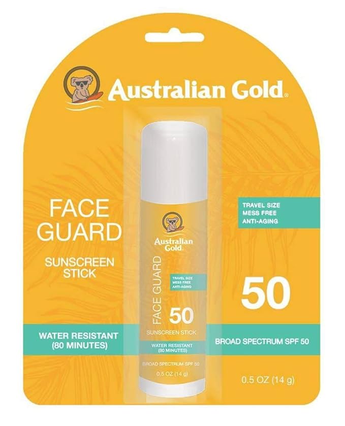 Australian Gold SPF 50+ Face Guard, 0.5 Ounce (Pack of 2)