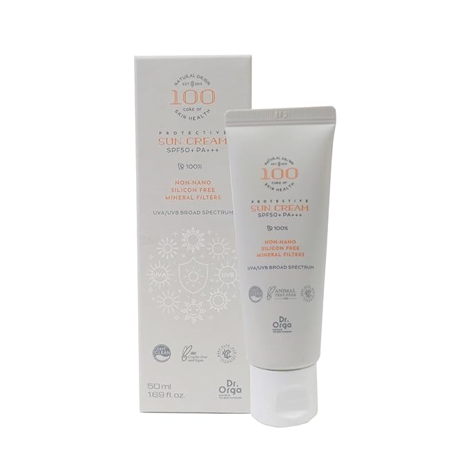 100 Non Nano Mineral Filters Sun Cream (50ml) SPF50+/PA+++ [Made in Korea]