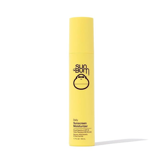 Sun Bum Skin Care SPF 30 Daily Sunscreen Face Moisturizer | Vegan and Reef Friendly (Octinoxate & Oxybenzone Free) Broad Spectrum Moisturizing UVA/UVB Facial Sunscreen with Niacinamide | 1.7 oz