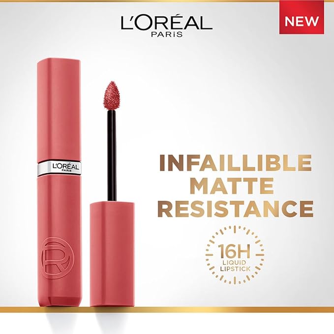 L'Oreal Paris Infallible Matte Resistance Liquid Lipstick, up