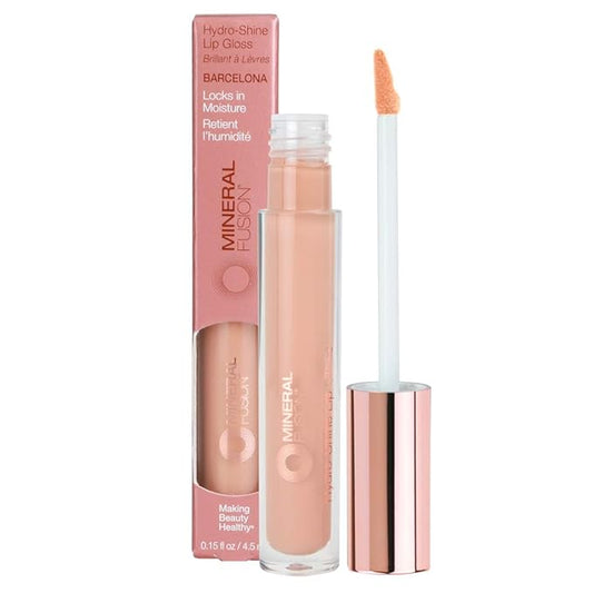 Mineral Fusion Hydro-Shine Lip Gloss, Barcelona, 0.15 Ounces Lip