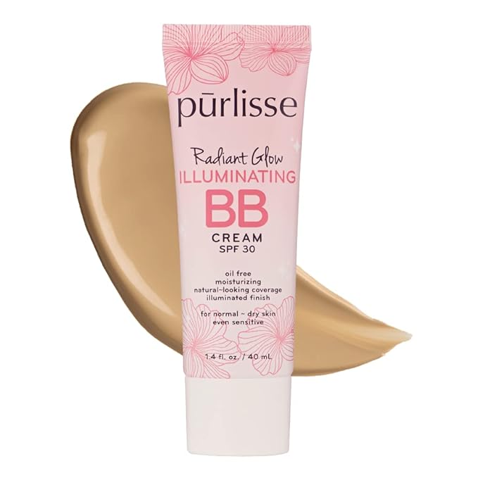 pūrlisse Radiant Glow Illuminating BB Cream SPF 30: | Medium 1.4oz