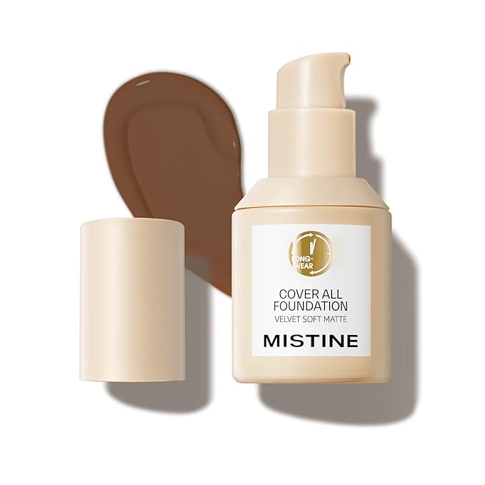 MISTINE Full Coverage Foundation Makeup for Oily Skin,24