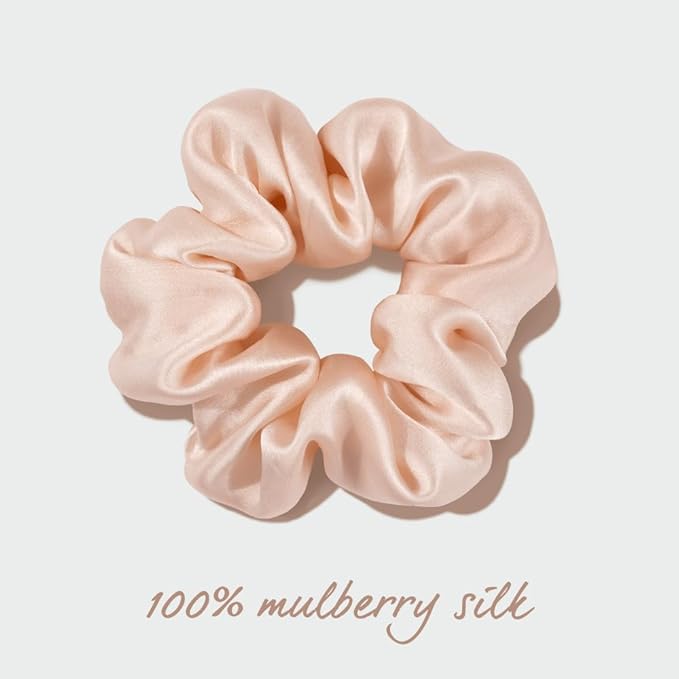 OLESILK 100% Mulberry Silk-Scrunchies for