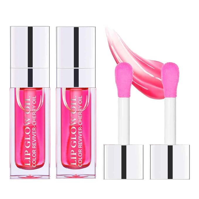 Hydrating Lip Glow Oil, Moisturizing Lip Glow Oil, Lip