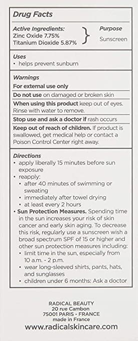 Radical Skincare Skin Perfecting Screen SPF 30 - Protects Against UVA/UVB Rays, Blurs Wrinkles, & Primes Makeup - For All Skin Types - Paraben & Cruelty Free - Clinically Proven (1.3 Fl Oz, 2 Pack)