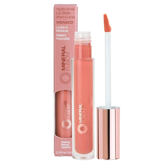 Mineral Fusion HydroShine Lip Gloss s, Monaco, 0.15 Lip