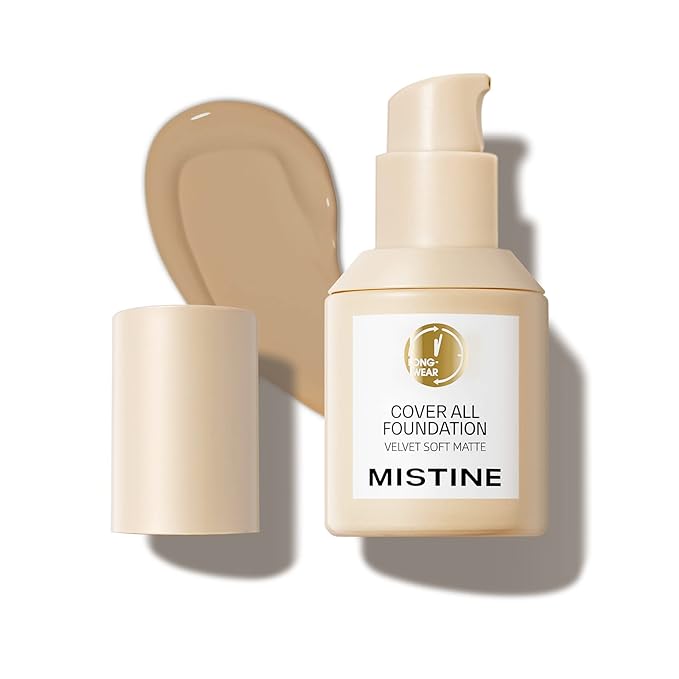 MISTINE Full Coverage Foundation Makeup for Oily Skin,24