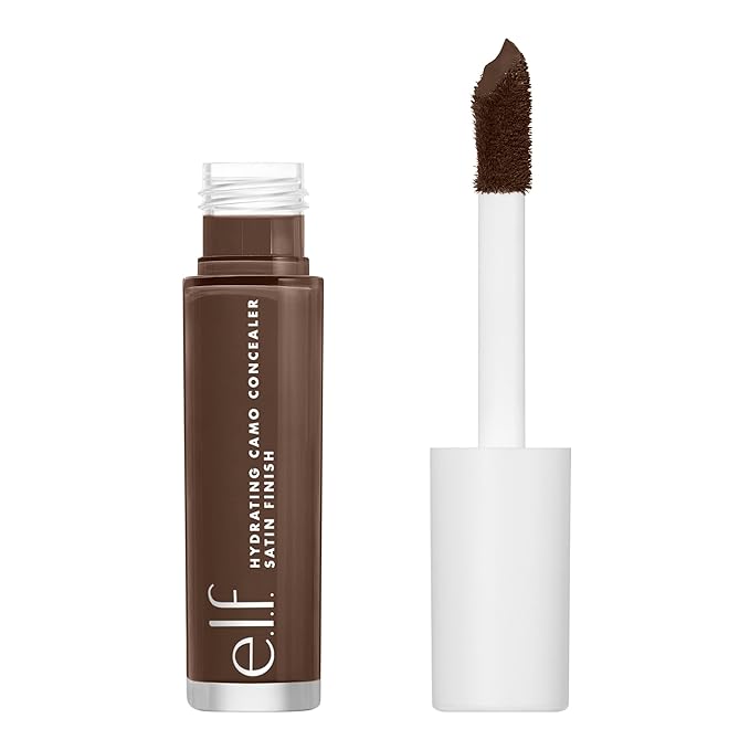 e.l.f. Hydrating Camo Concealer, Covers Blemishes & Under-Eye Rich Walnut