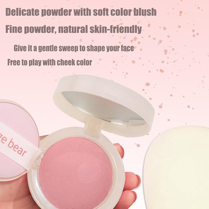 Silky Matte Blush,Blush Powder for Cheeks,Long-Lasting, Natural Look,