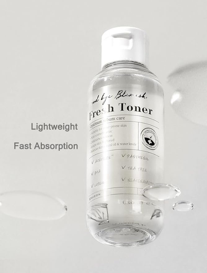 MIZON Goodbye Blemish Fresh Toner, BHA,