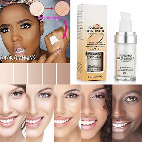 TLM Concealer Cover Cream, Flawless Colour Changing Foundation Face