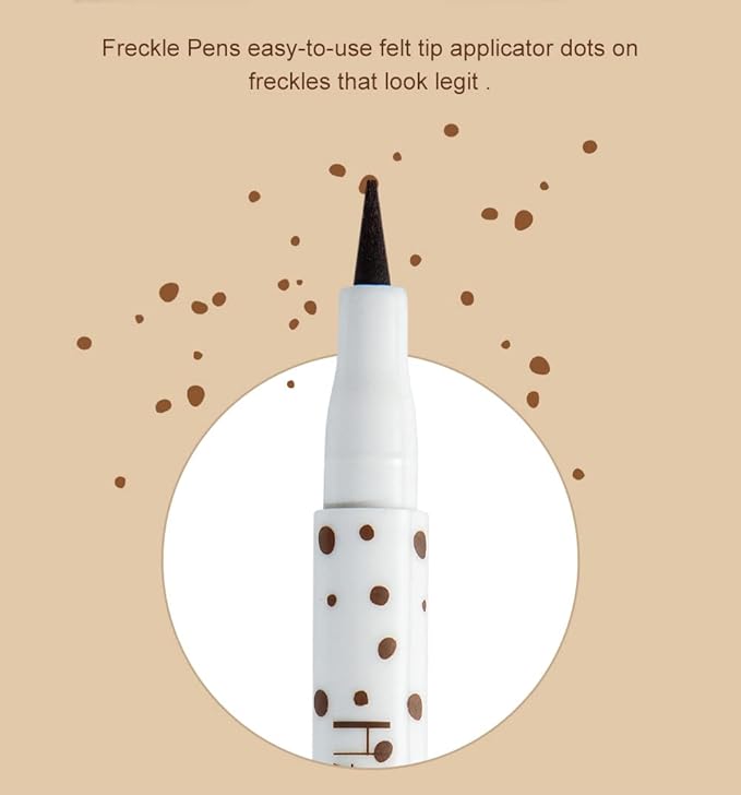 AKARY 4 Colors Freckle Pen Professional Lifelike Face Decoration (01+02+03+04)