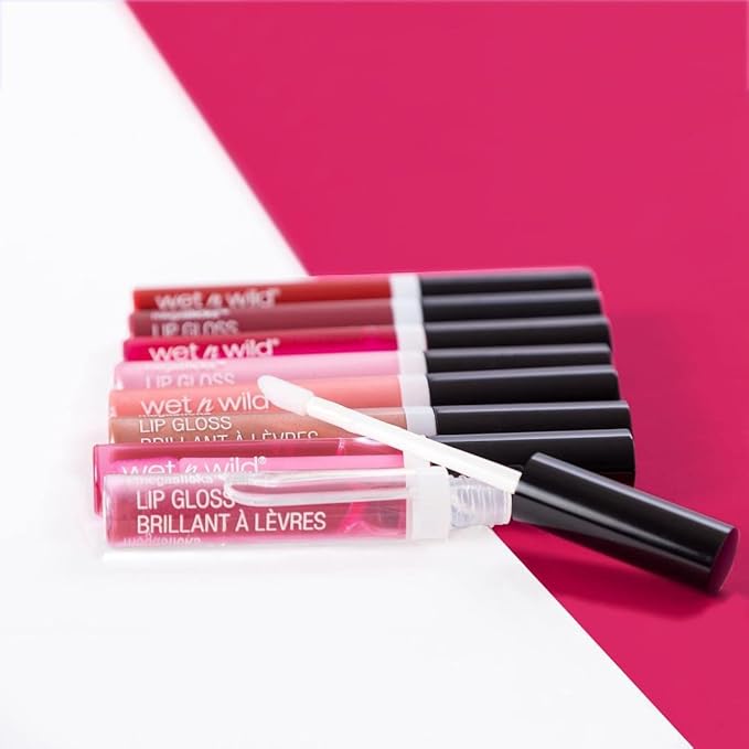 wet n wild MegaSlicks Lip Gloss, Ultra-Glossy, Vitamin-E Lip