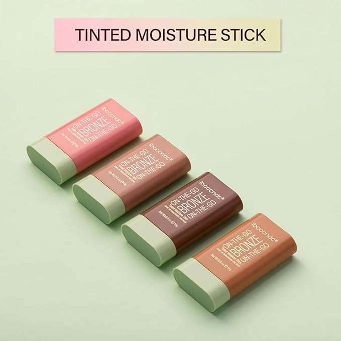 Multi-Use Makeup Blush Stick, Tinted Solid Moisturizer On-the-Go Soft Glow)