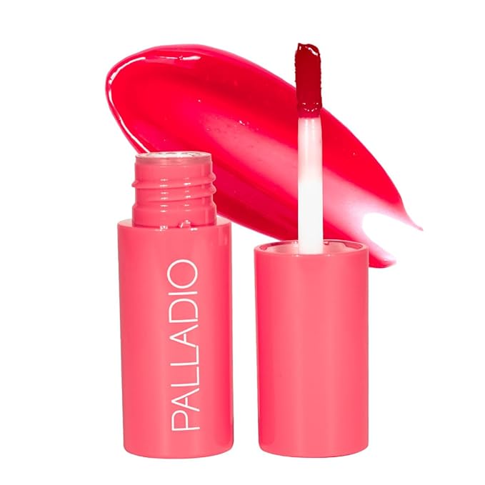 Palladio Jelly Tint, Liquid Stain for Cheeks & Lips,