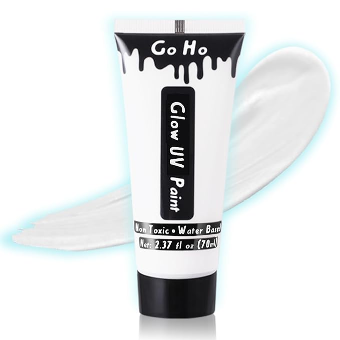 Go Ho Neon White Body Paint 2.37oz