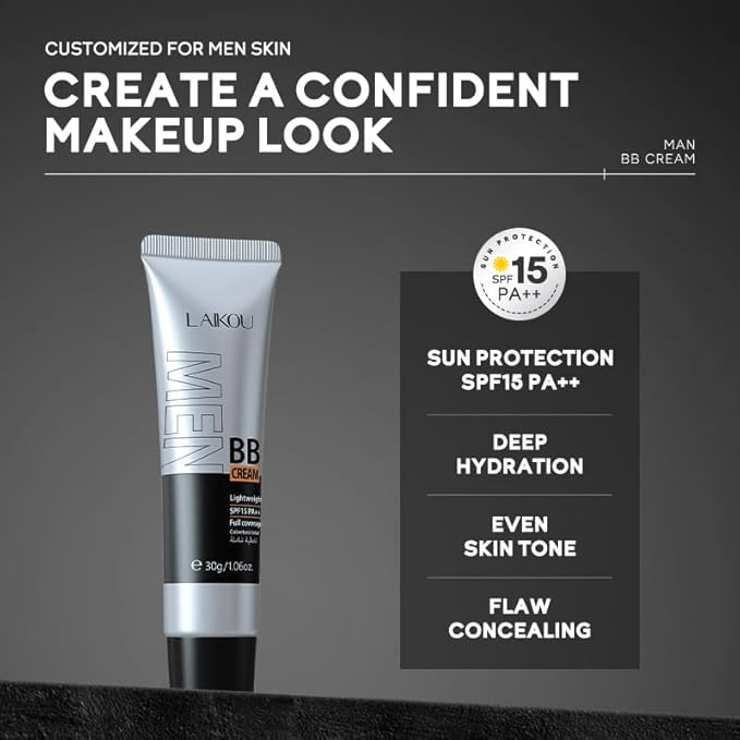 AKARY Hydrating Men BB Cream SPF 15 PA++, Chocolate 420