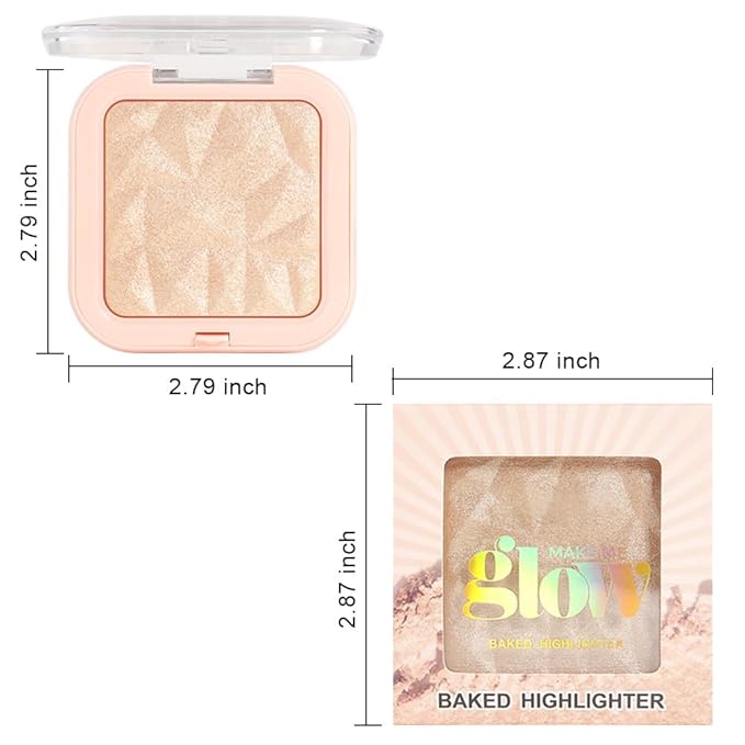 evpct Sun Glow Face Highlighter Makeup Shimmer Glitter