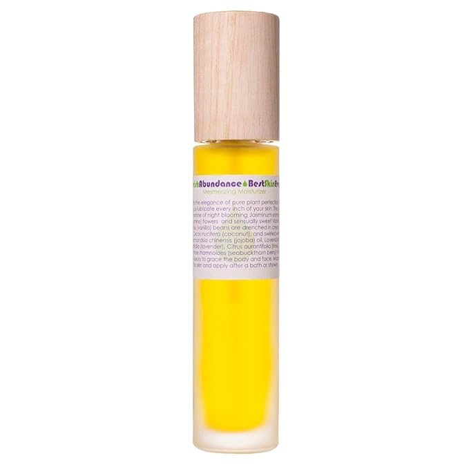 LIVING LIBATIONS - Organic Best Skin Ever All-In-One Facial Cleanser, Exfoliator + Moisturizer | Natural, Wildcrafted, Vegan Clean Beauty (Lavish Abundance, 1.7 fl oz | 50 ml)