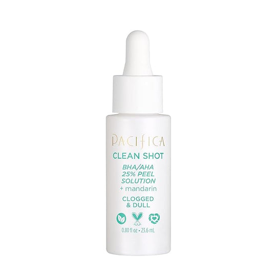 Pacifica Clean Shot BHA-AHA 25 Percent Peel Solution 0.8 oz