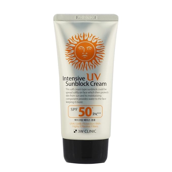 Dodo 3W Clinic Intensive UV Sunblock Cream SPF50+/PA+++ 70ml