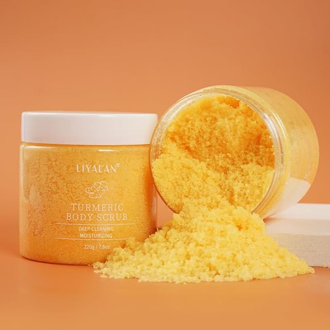 Liyalan Turmeric Body Scrub Moisturizing and