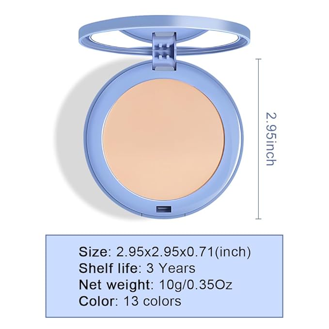 Oil Control Matte Perfection Face Pressed Powder, Matte Beige, 1) 0.35Oz