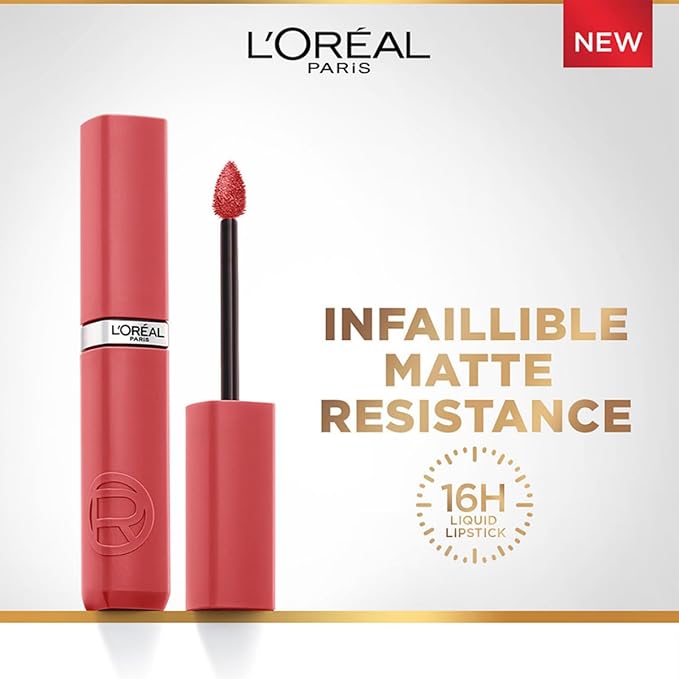 L'Oreal Paris Infallible Matte Resistance Liquid Lipstick, up